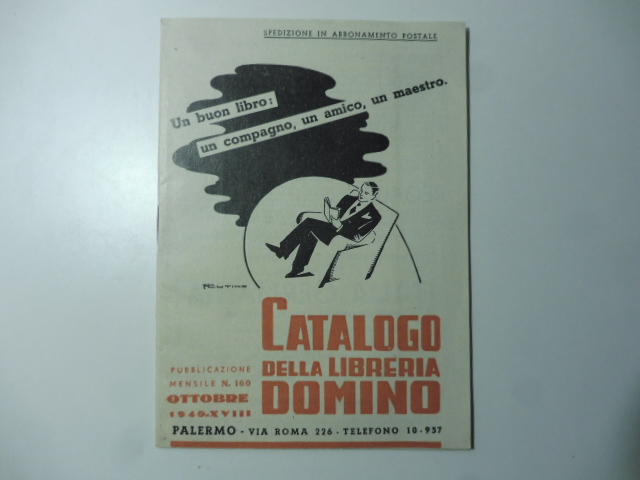 Catalogo della Libreria Domino, Palermo, ottobre 1940